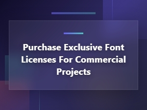 Premium Exclusive Font Licenses for Commercial Projects